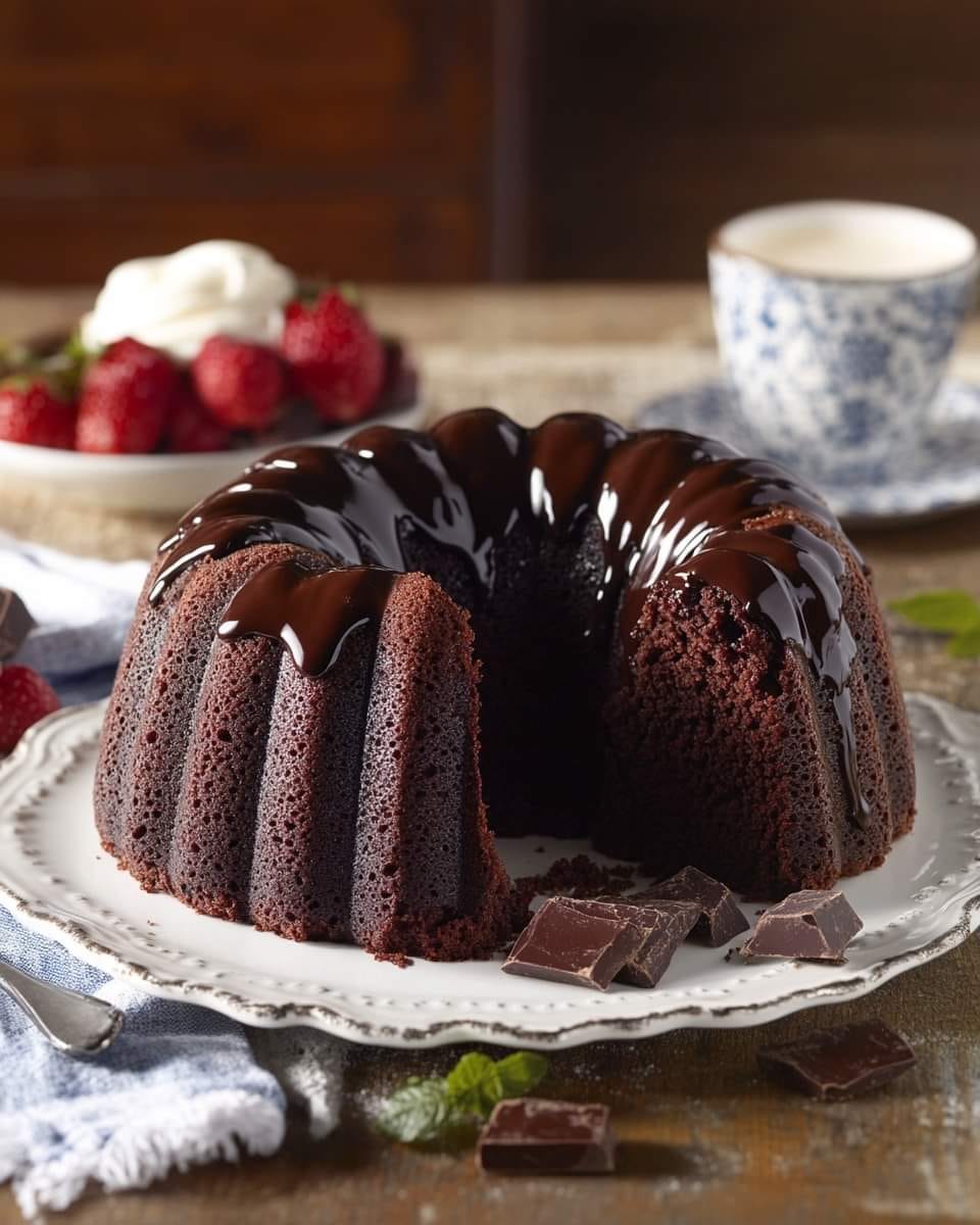 Decadent Chocolate Pound Cake Recipe