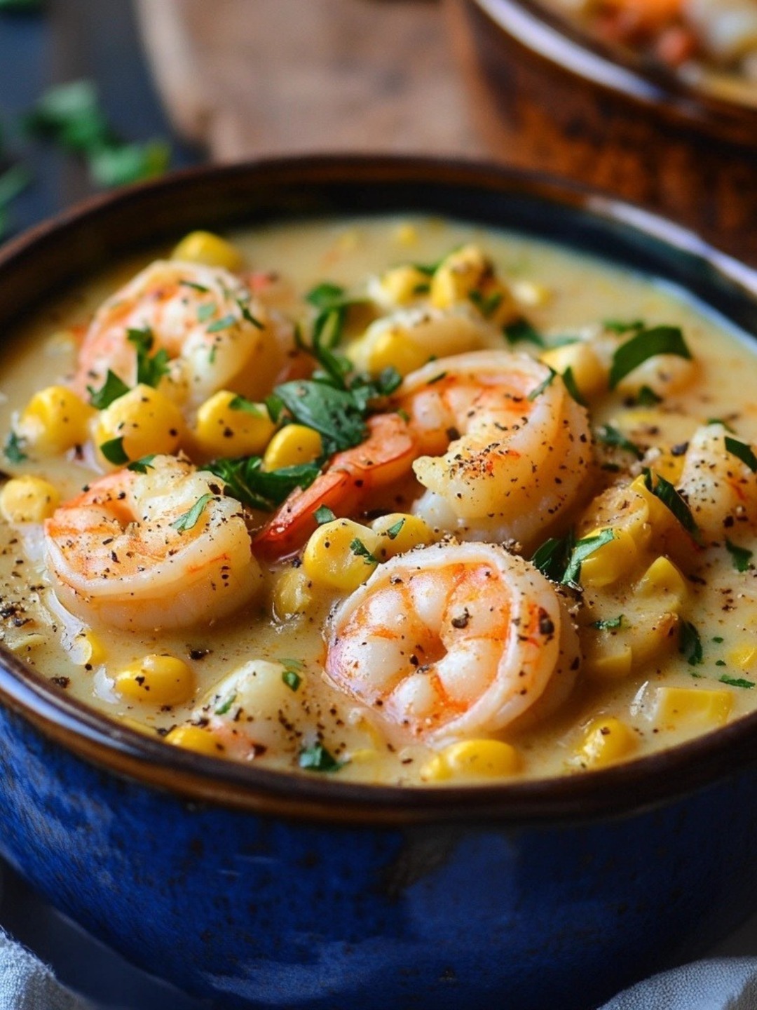 Sweet Corn and Shrimp Chowder