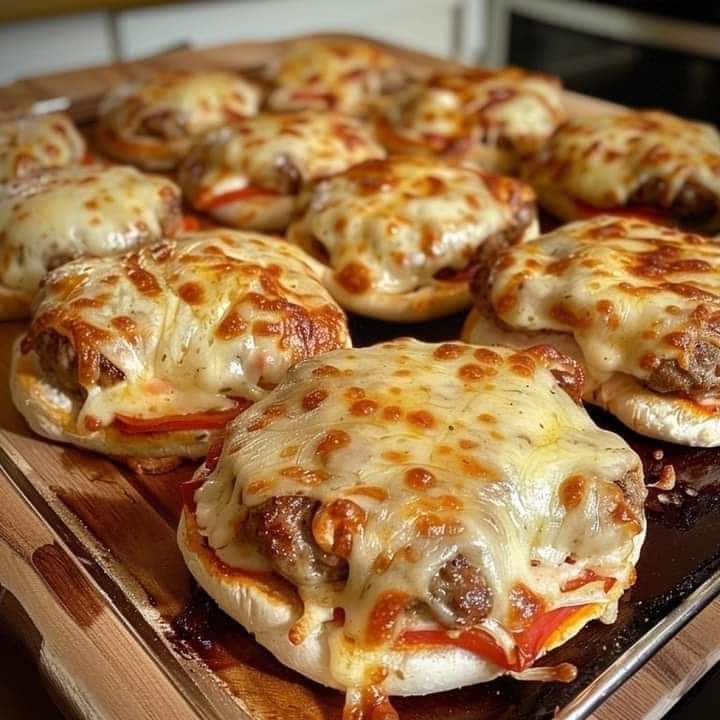 Mini Pizza Burgers Recipe