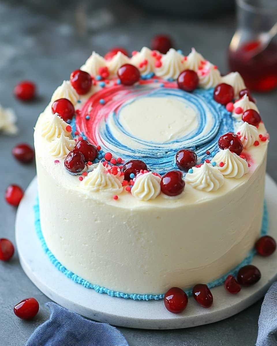 Cherry Vanilla Cake