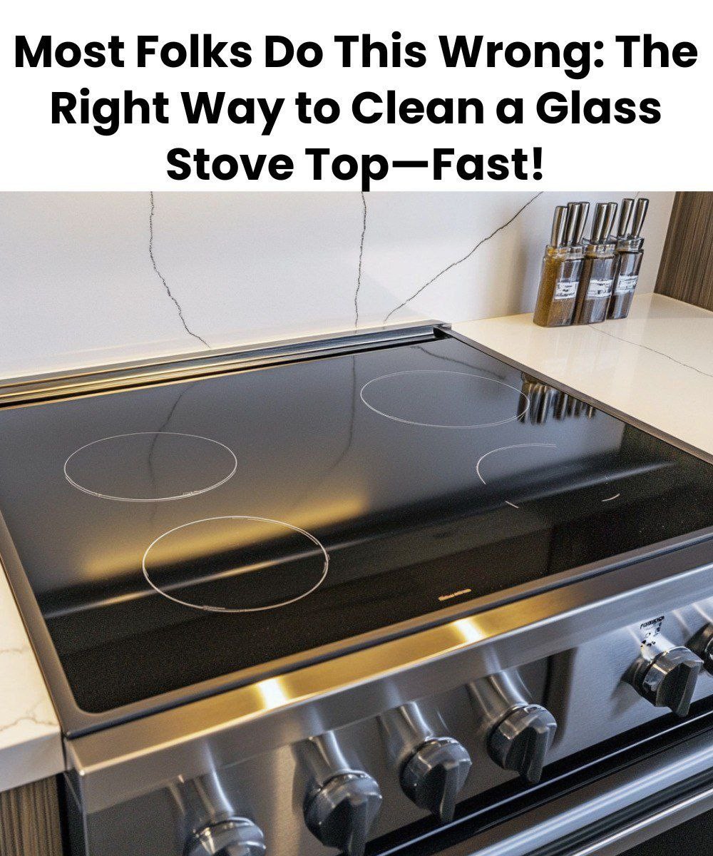 Most Folks Do This Wrong: The Right Way to Clean a Glass Stove Top—Fast!