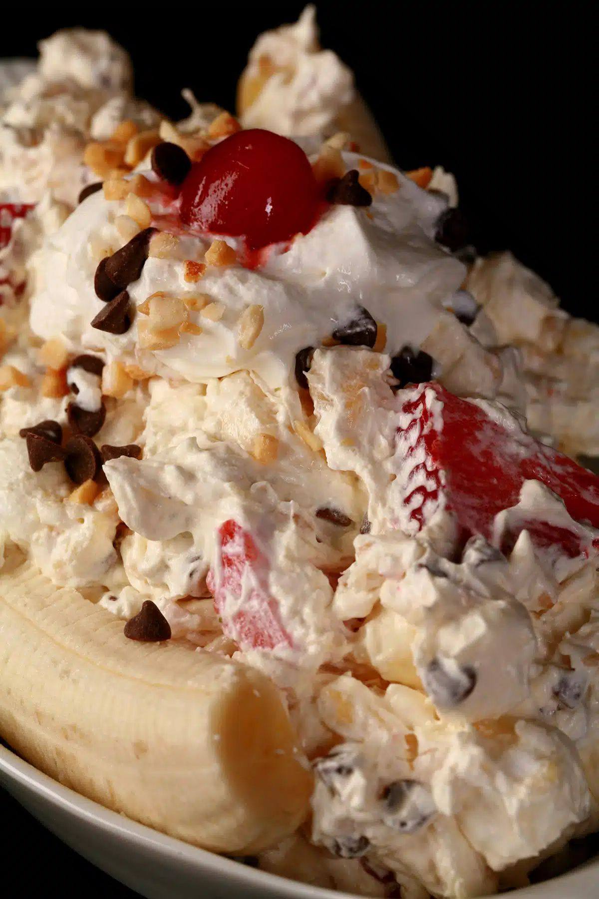 Banana Split Fluff Salad