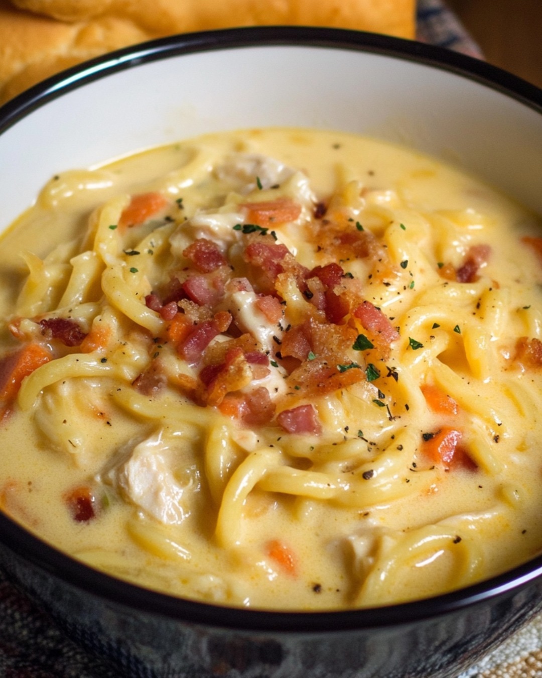 Creamy Chicken Noodle Soup: A Hearty Comfort Dish