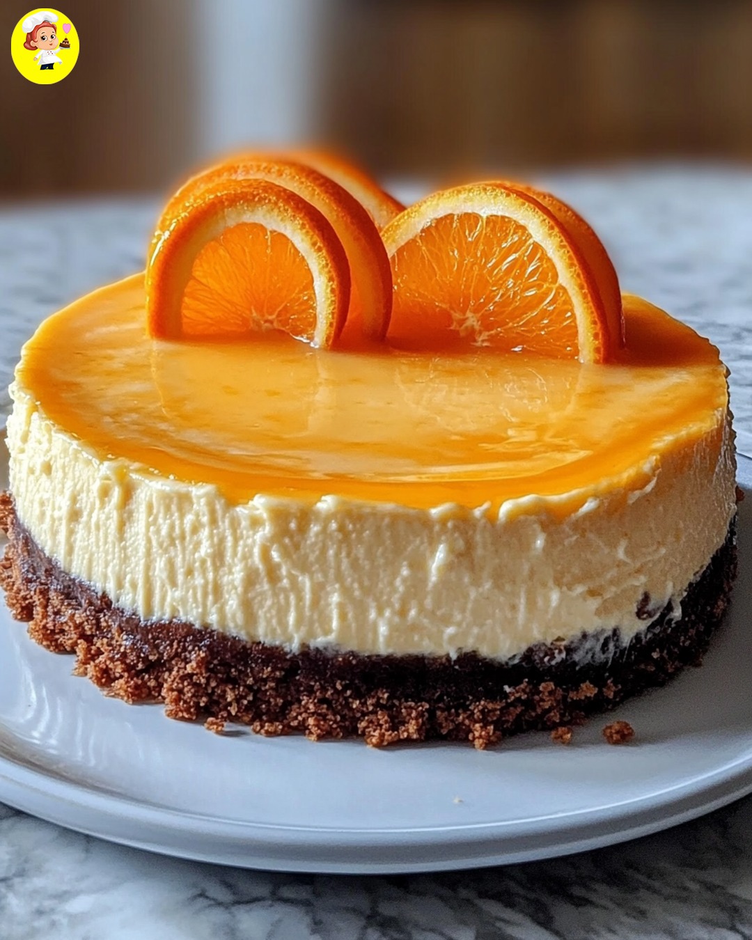 No-Bake Orange Creamsicle Cheesecake