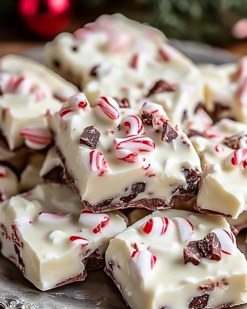 Peppermint Bark Christmas Candy