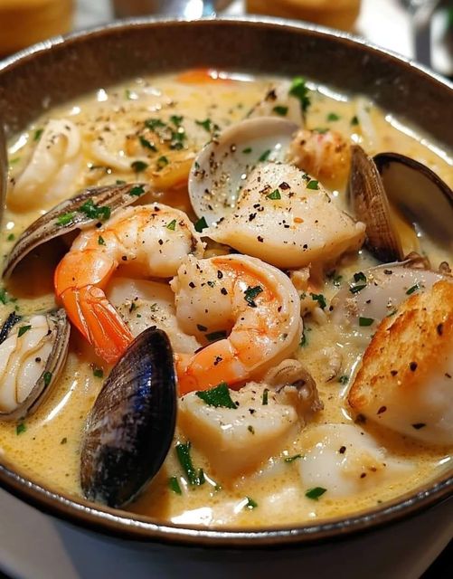 Creamy Seafood Boil