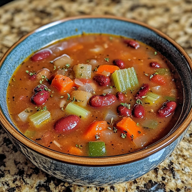 “Kidney Bean and Vegetable Soup”