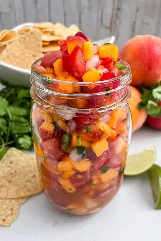 Fresh Peach Salsa Recipe