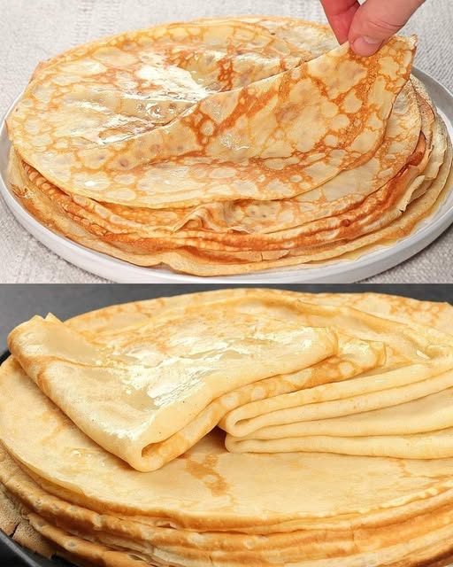 Amazing Crepes at Home in 10 Minutes! How to Make Delicious French Pancakes Without Sugar