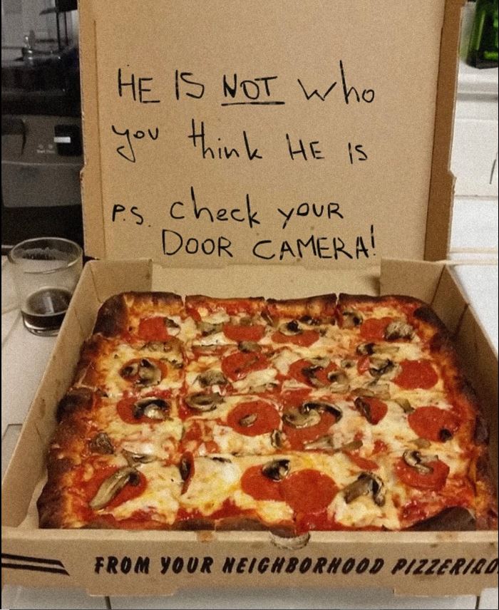 Delivery Man Left a Note on My Pizza Box — It Ended Up Saving Me from a Catastrophic Engagement