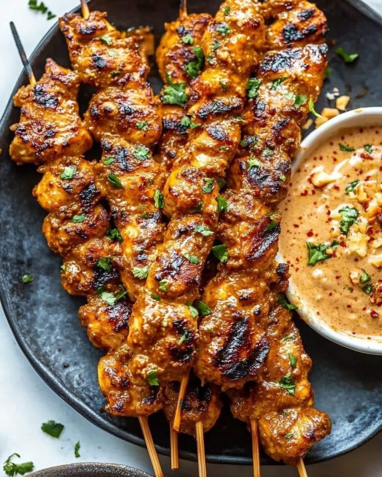 Thai Curry Chicken Skewers