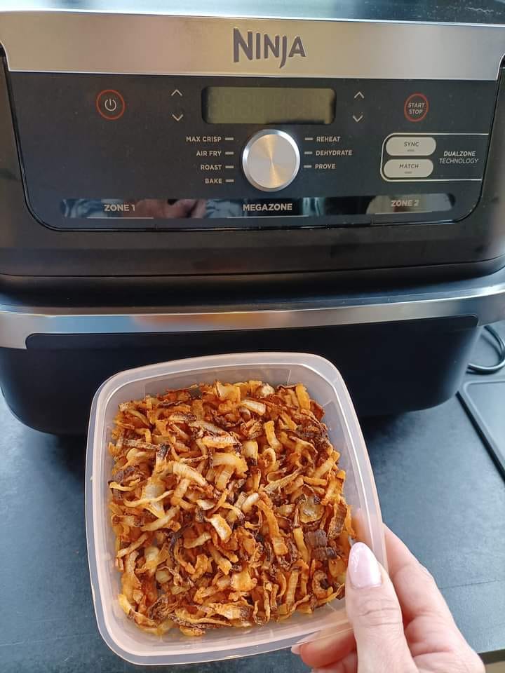 Air Fryer Crispy Fried Onions