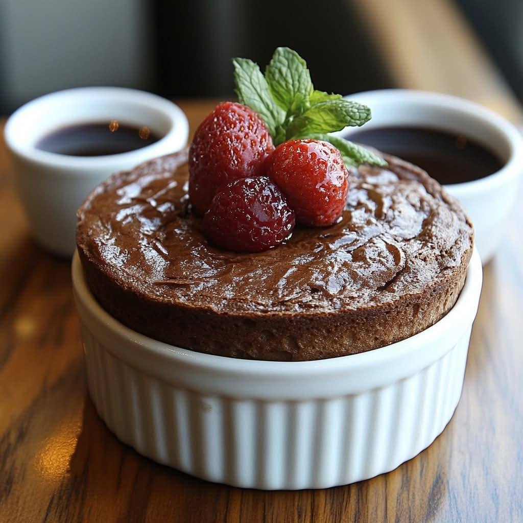 Chocolate Soufflé – A Rich, Decadent, and Airy Dessert That Melts in Your Mouth! Perfect for a Special Treat or Dinner Party!