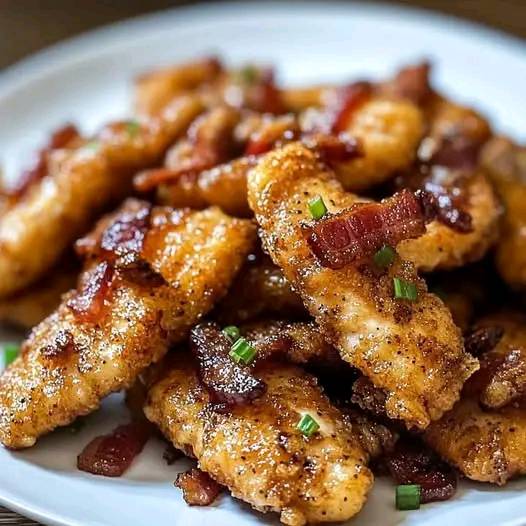 Caramelized Bacon and Brown Sugar Chicken Tenders