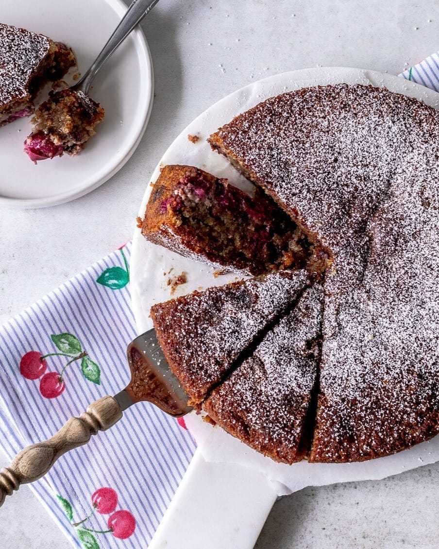 Cherry and nut cake!