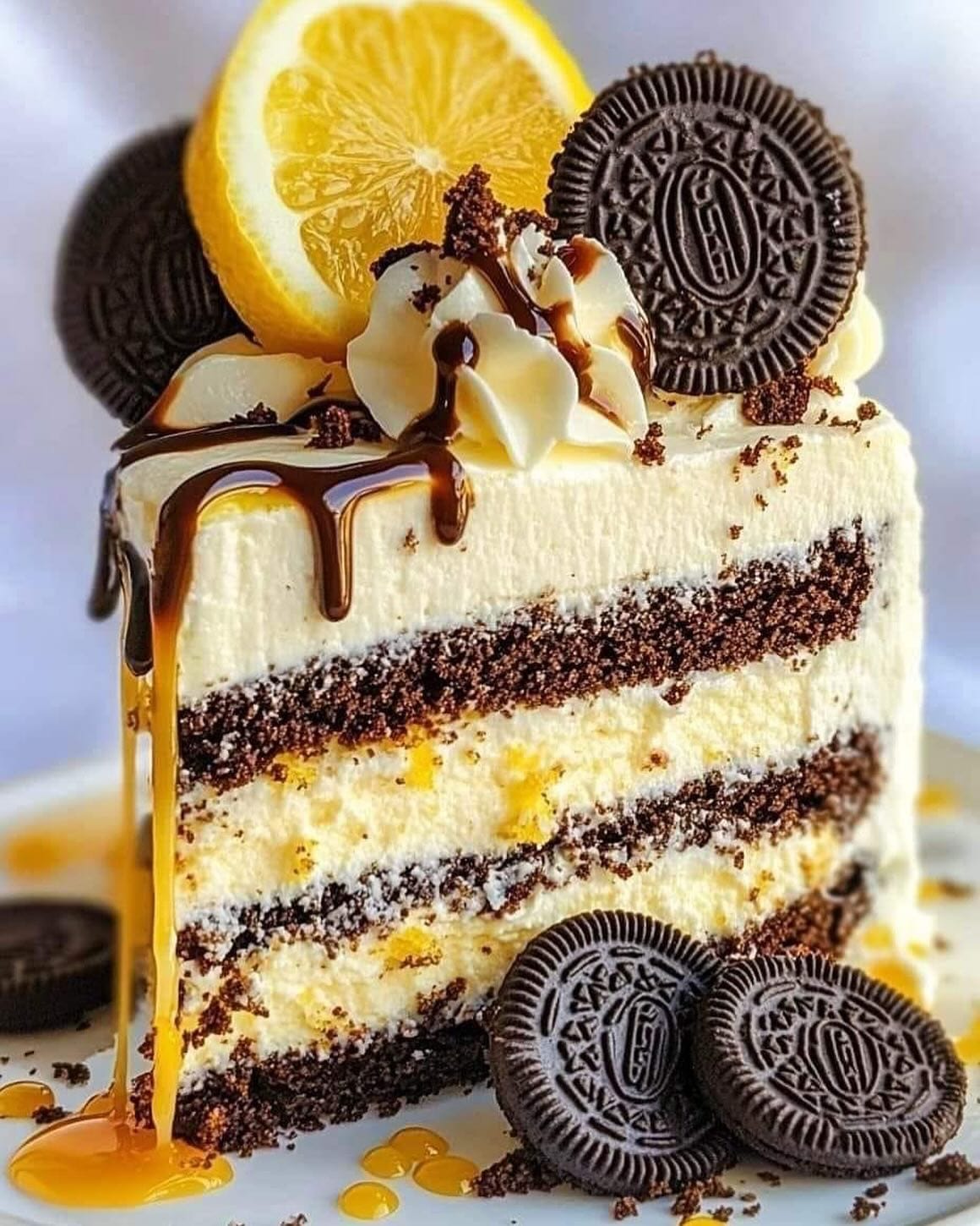 Lemon Oreo Cheesecake