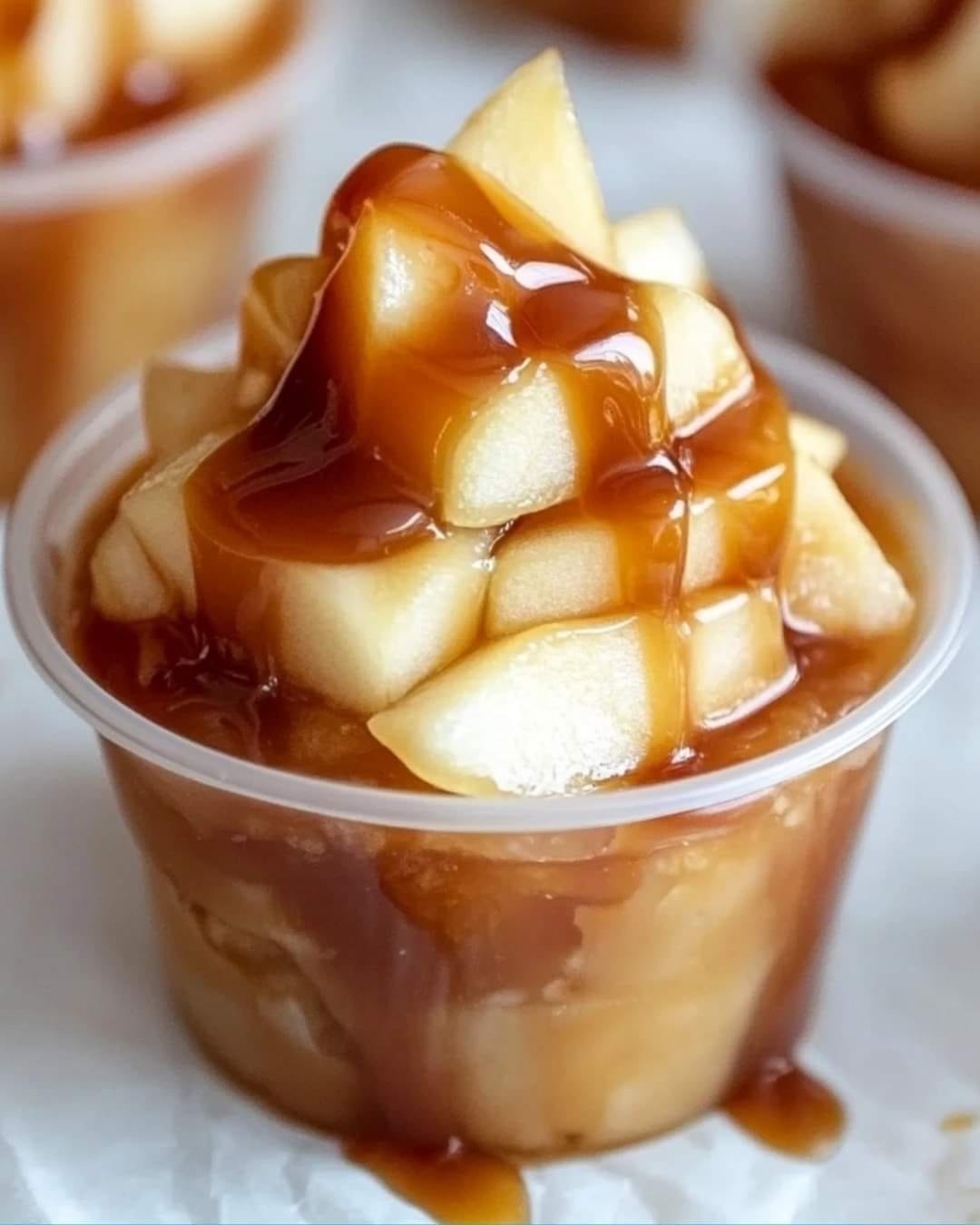 Caramel Apple Dessert Cups