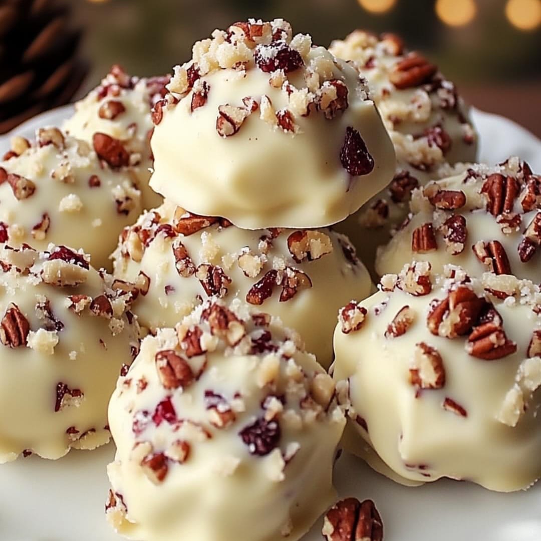 White Chocolate Cranberry Pecan Clusters