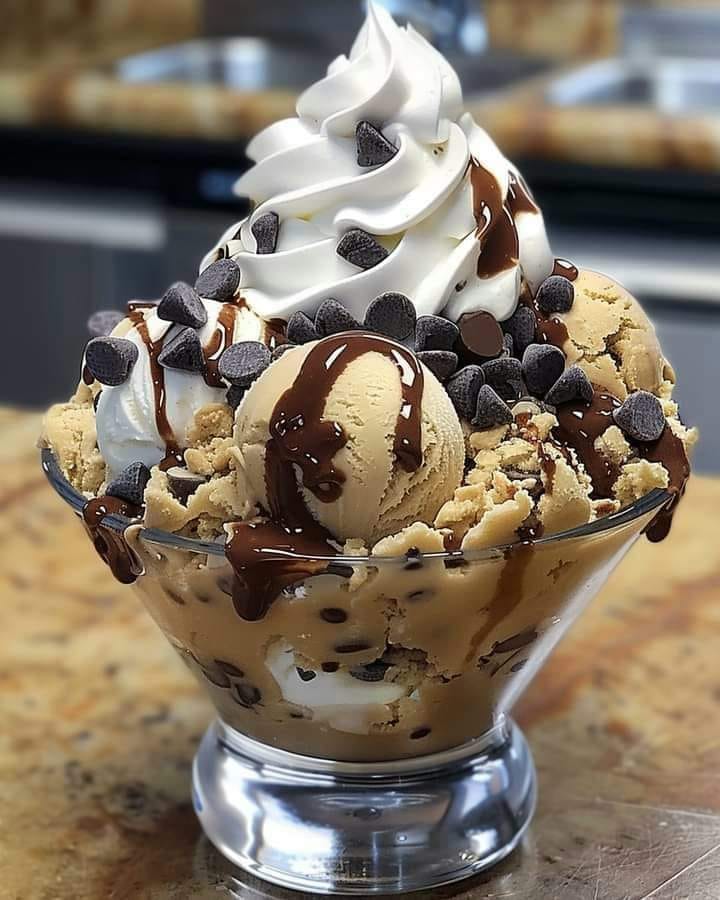 Edible Cookie Dough Sundae