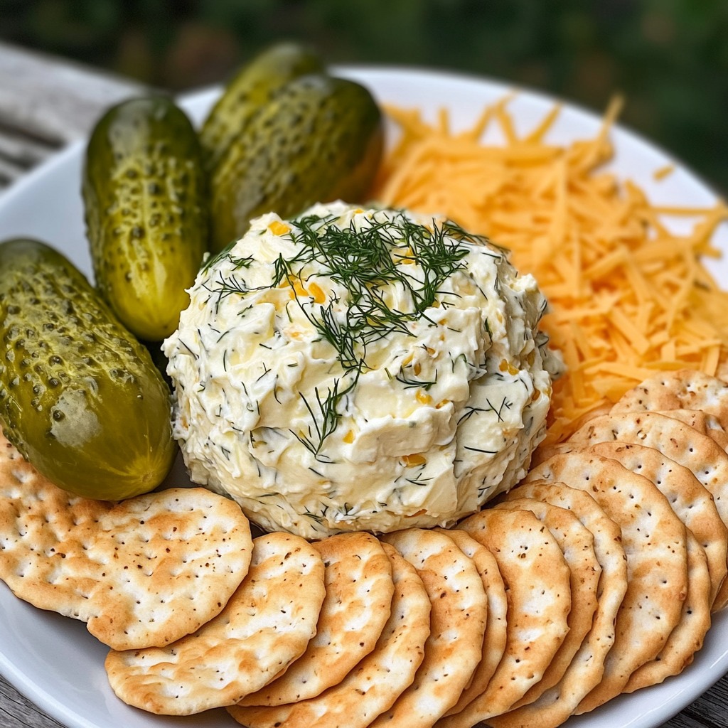 Dill Pickle Cheese Ball Recipe