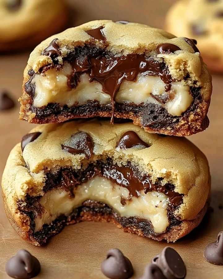 Cheesecake Stuffed Chocolate Chip Cookies