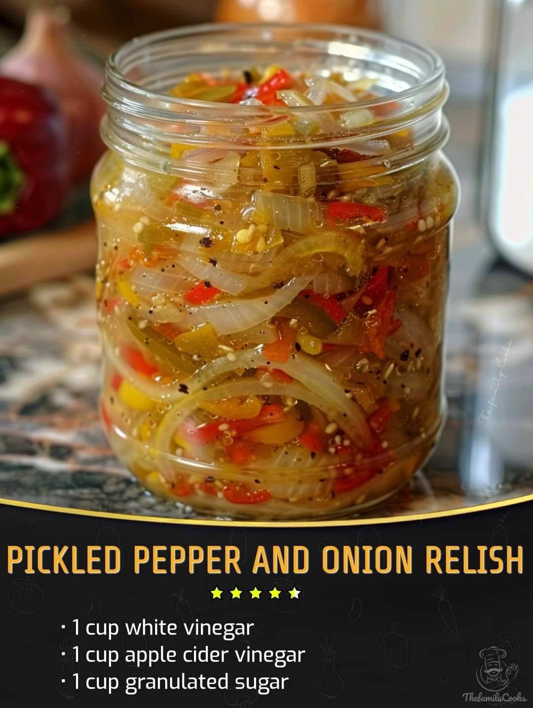 Pickled Pepper and Onion Relish