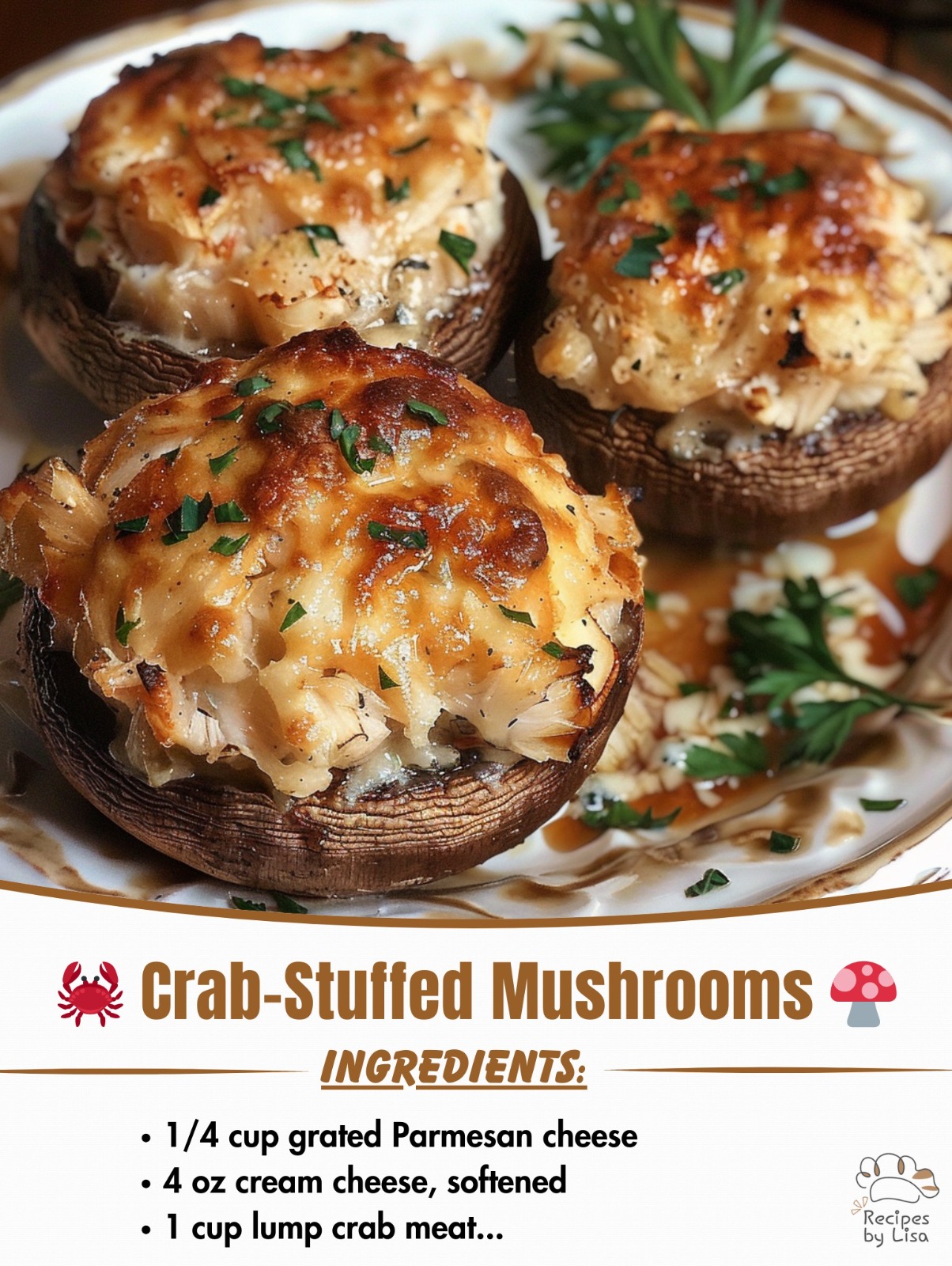 Crab-Stuffed Mushrooms