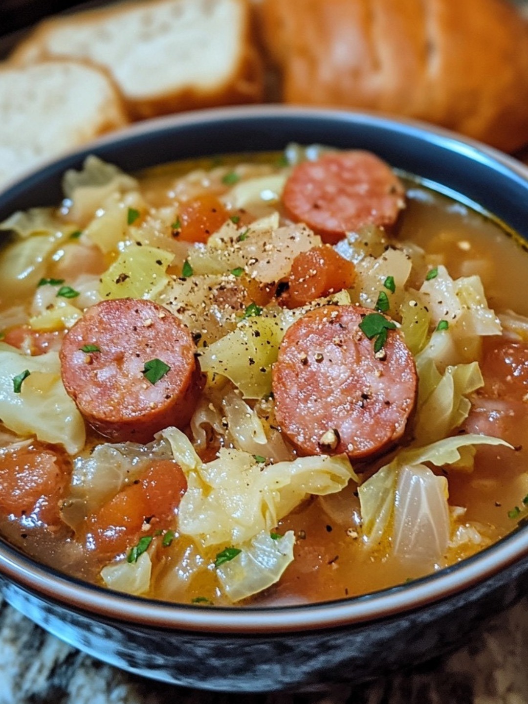 Kielbasa and Cabbage Soup