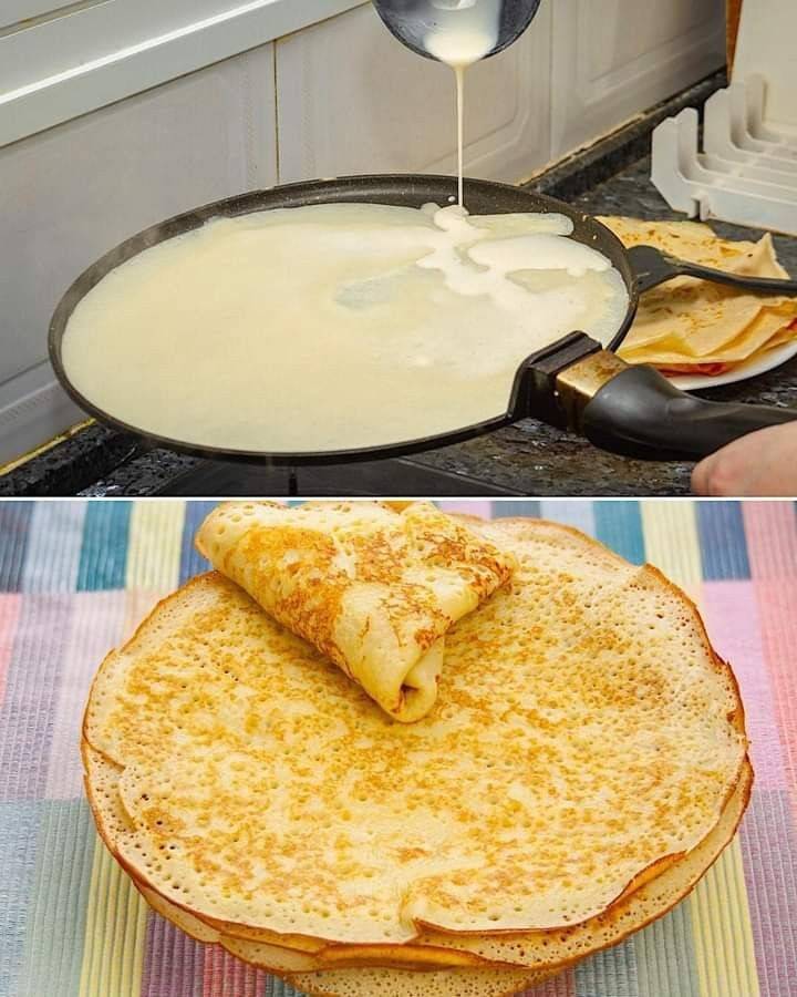 Homemade Crepes Recipe