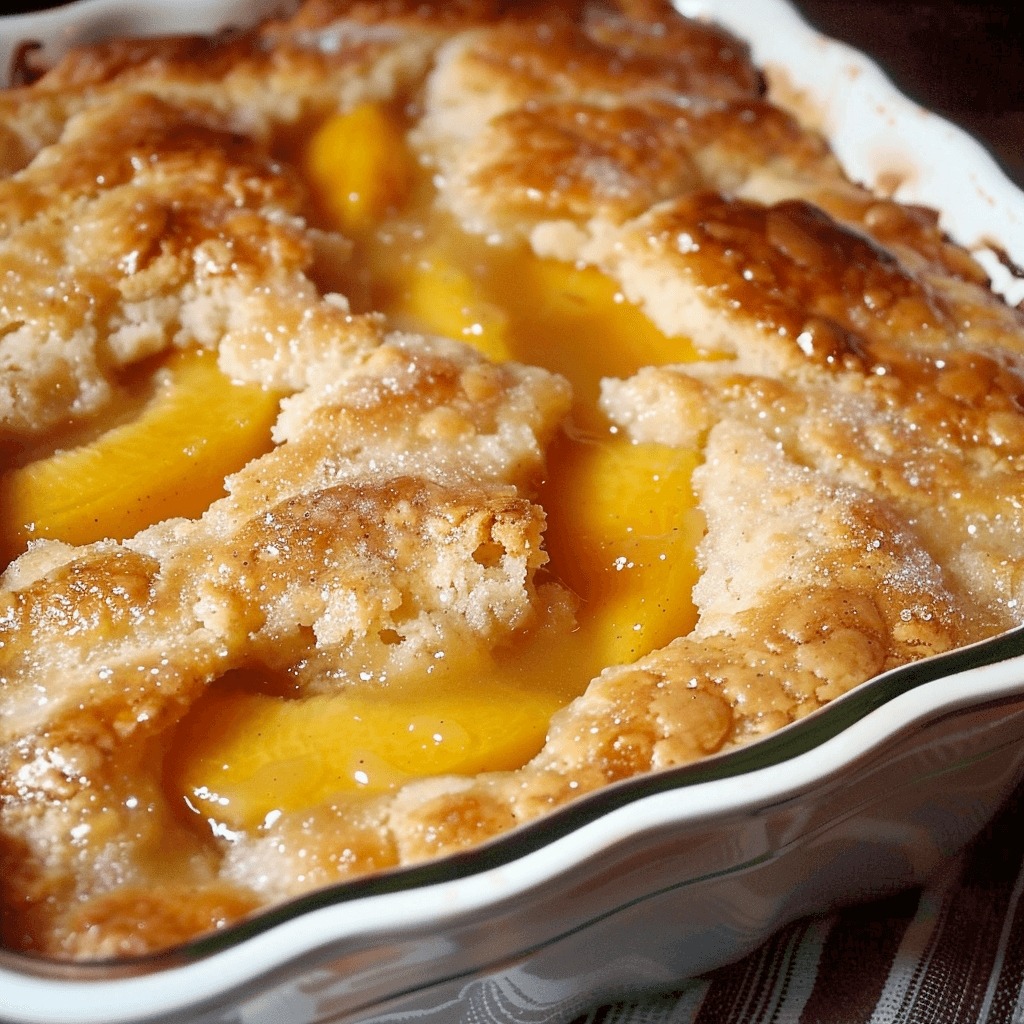 PEACH COBBLER POUND CAKE