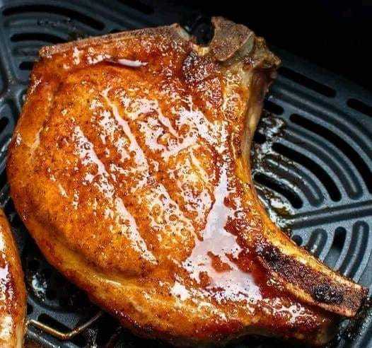 Air fryer Thick Pork Chops