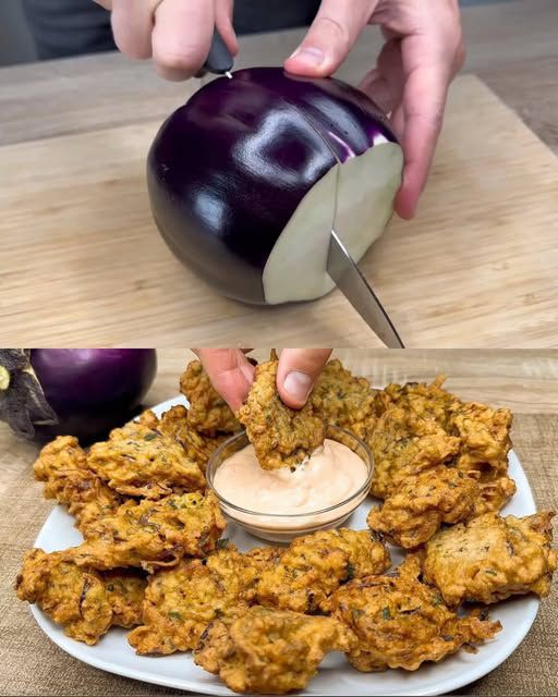 crispy eggplant fritters