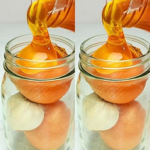 Natural Antibiotic Syrup: A Powerful Blend of Honey, Onion, and Garlic