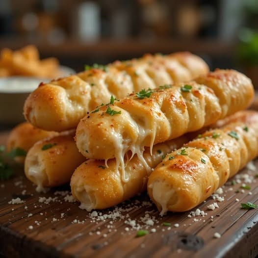 Cheesy Garlic Breadsticks