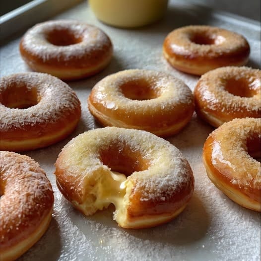 Crème Brûlée Doughnuts