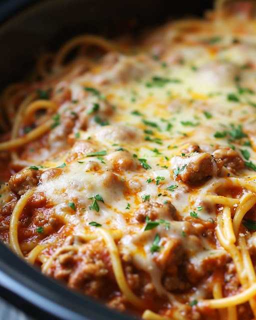 This is called ‘Million Dollar Spaghetti’ and I’m so glad I finally found the slow cooker version!