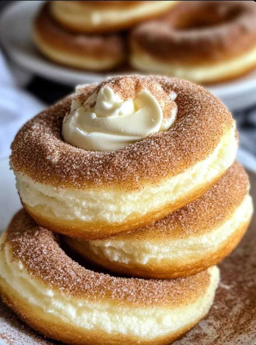 Cinnamon Kissed Cheesecake Donut Cookies