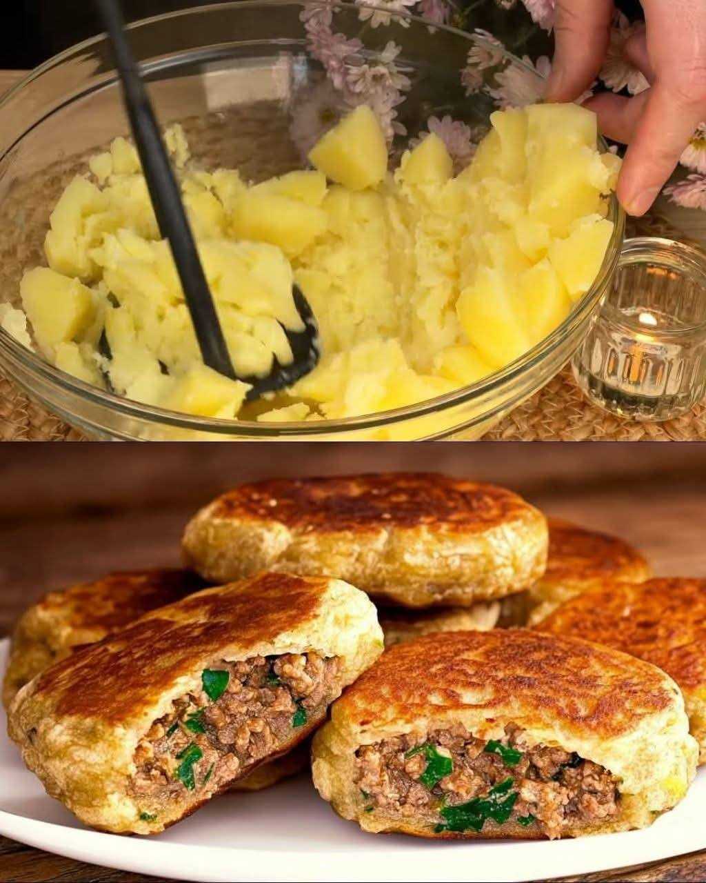 Potato Patties with Meat Filling